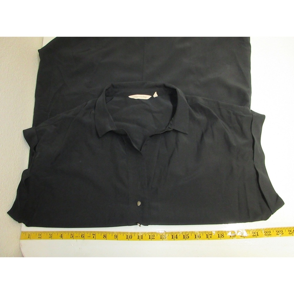 Soft Surroundings Dress Womens Large Sheath Zip Pockets Relaxed Boxy Minimalist‎ - Picture 9 of 12